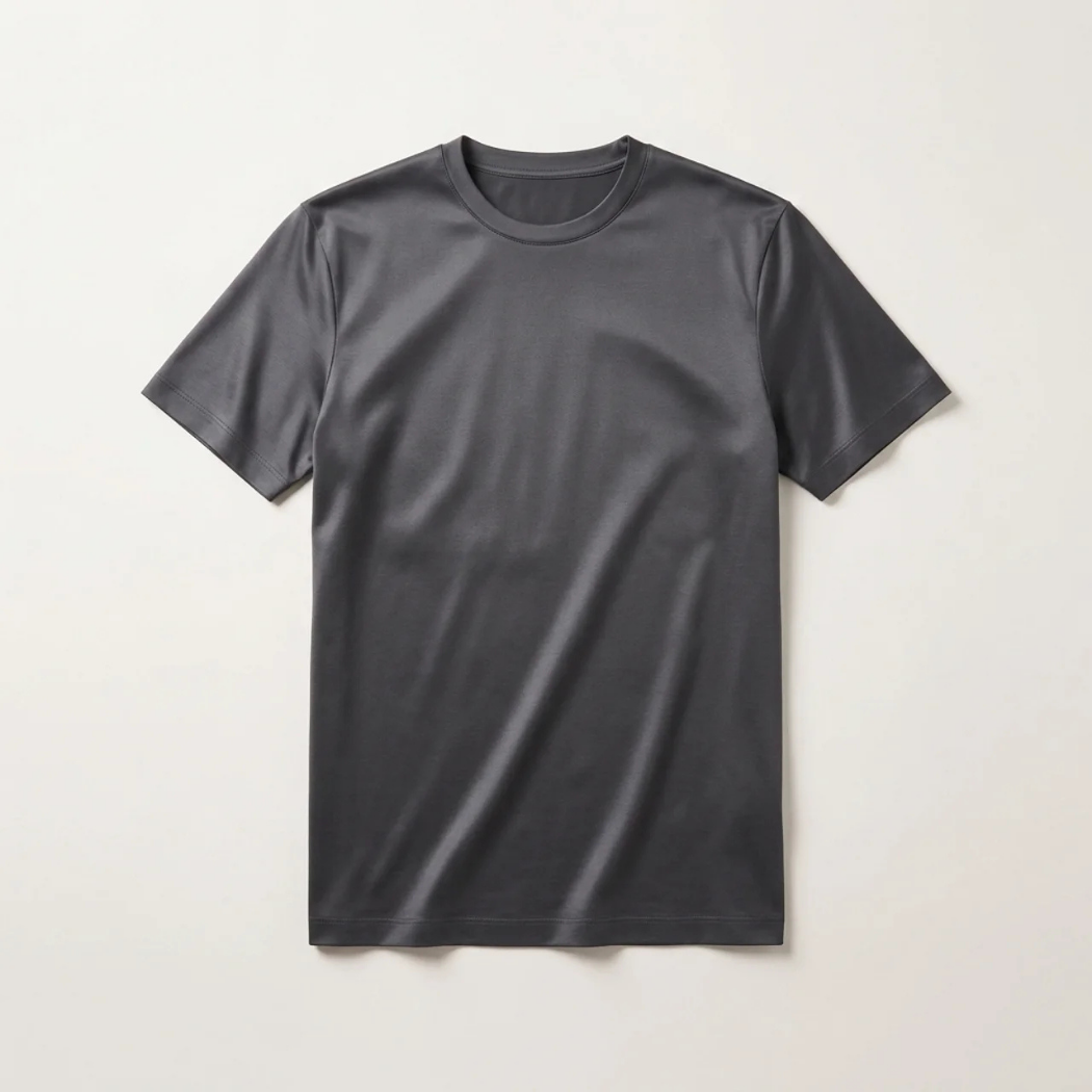 T-Shirt Éclat Doux Gris Foncé