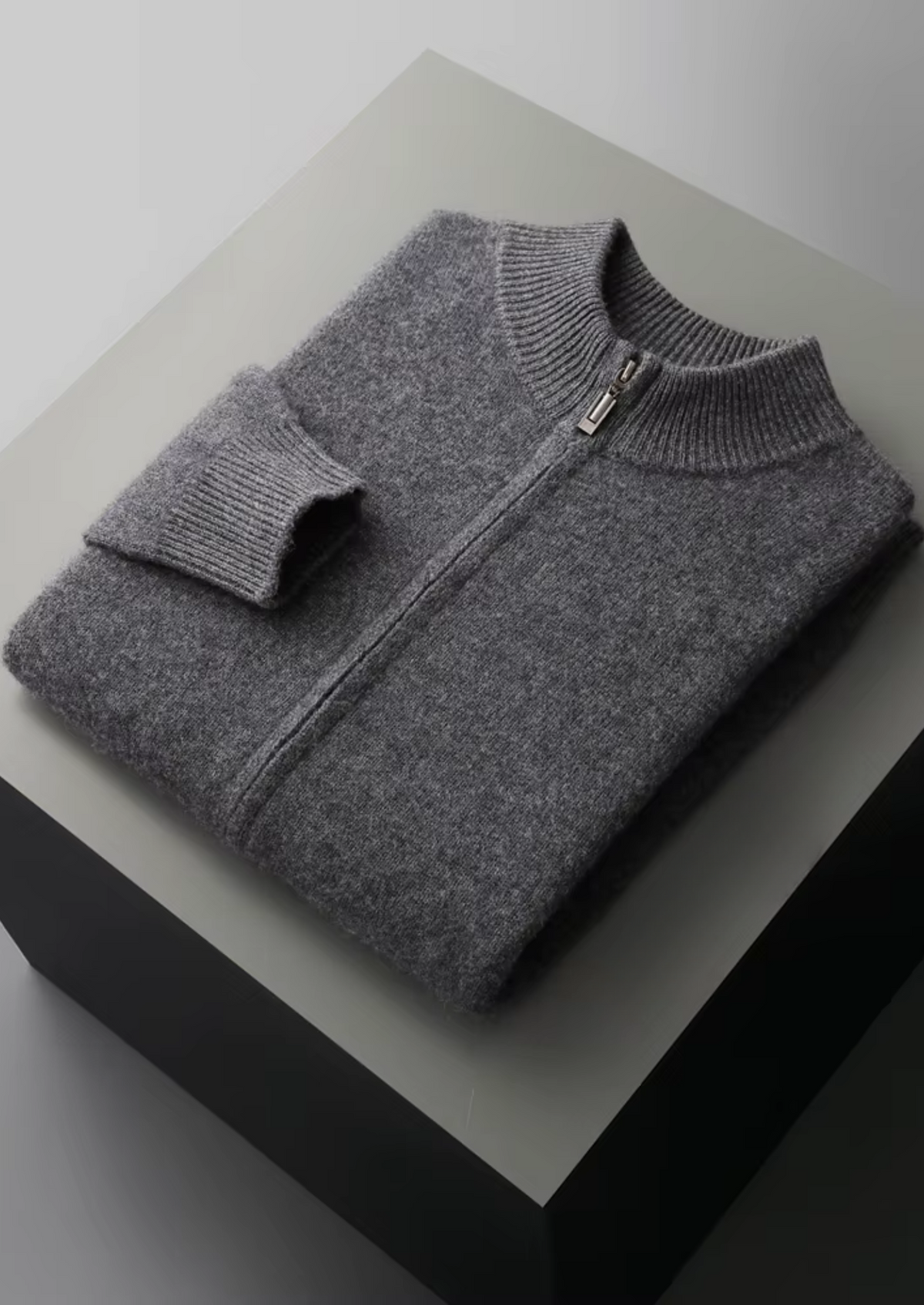 Survêtement en Laine Mérinos Gris Foncé Théo