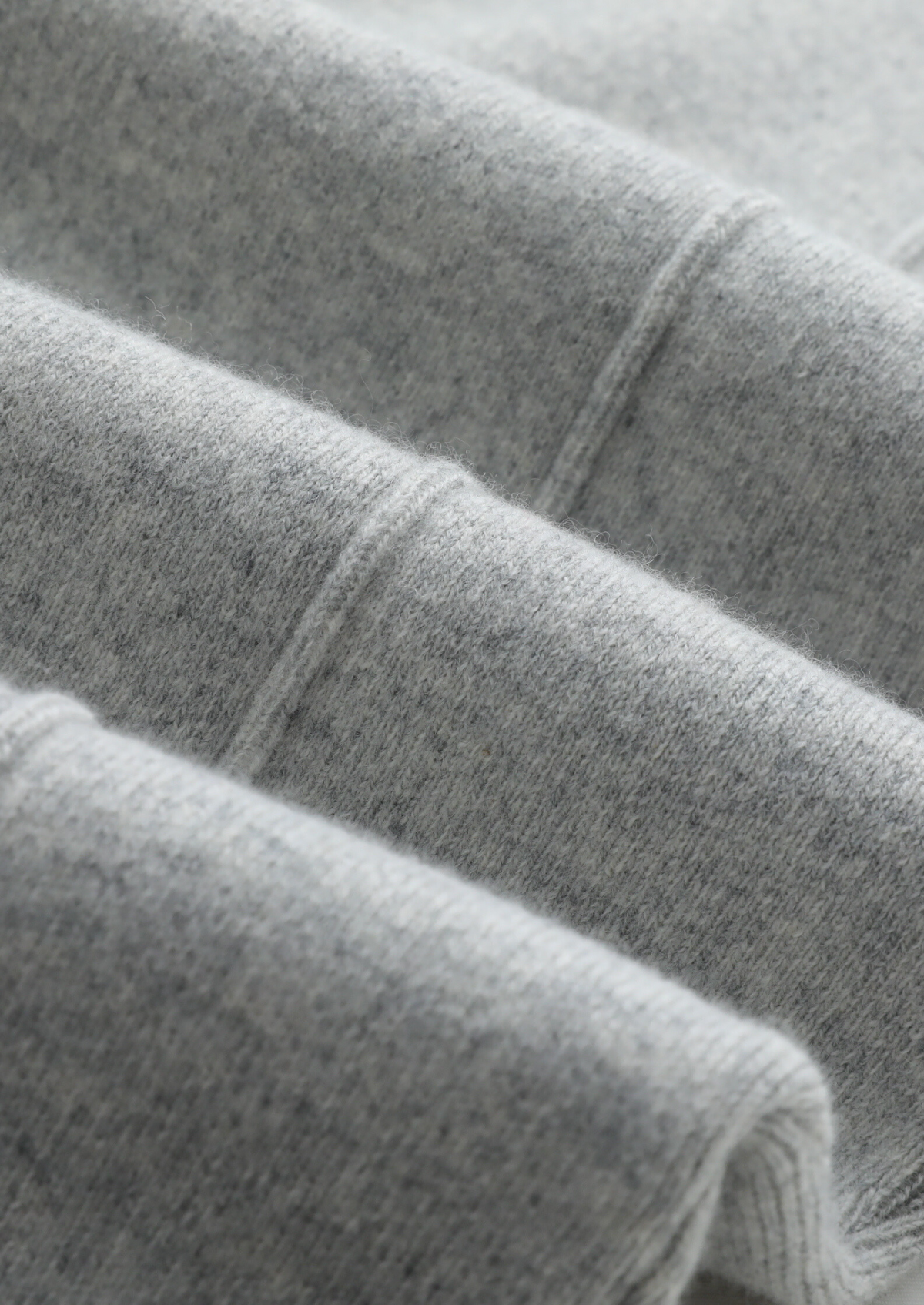 Survêtement en Laine Mérinos Gris Clair Théo