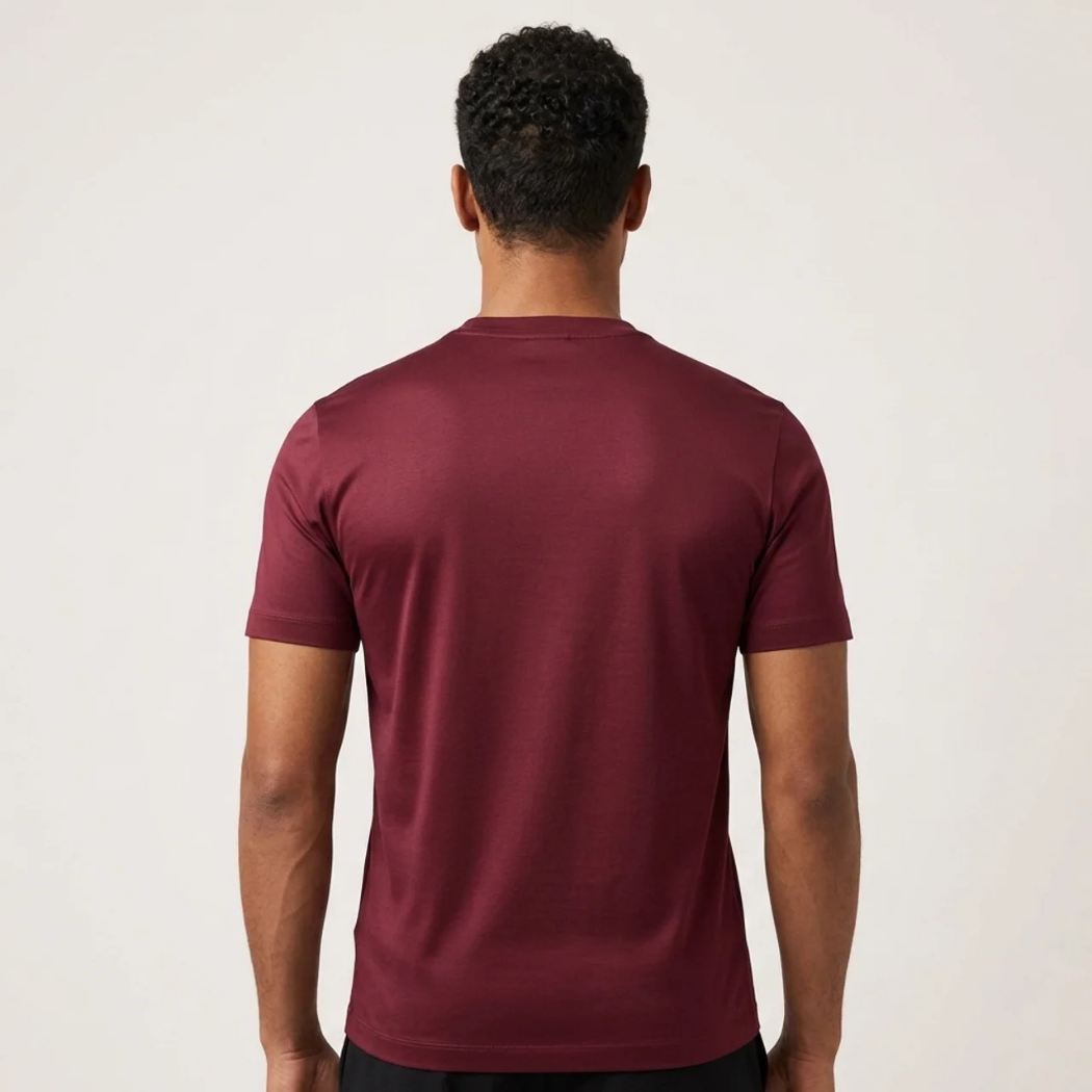 T-Shirt Éclat Doux Bordeaux