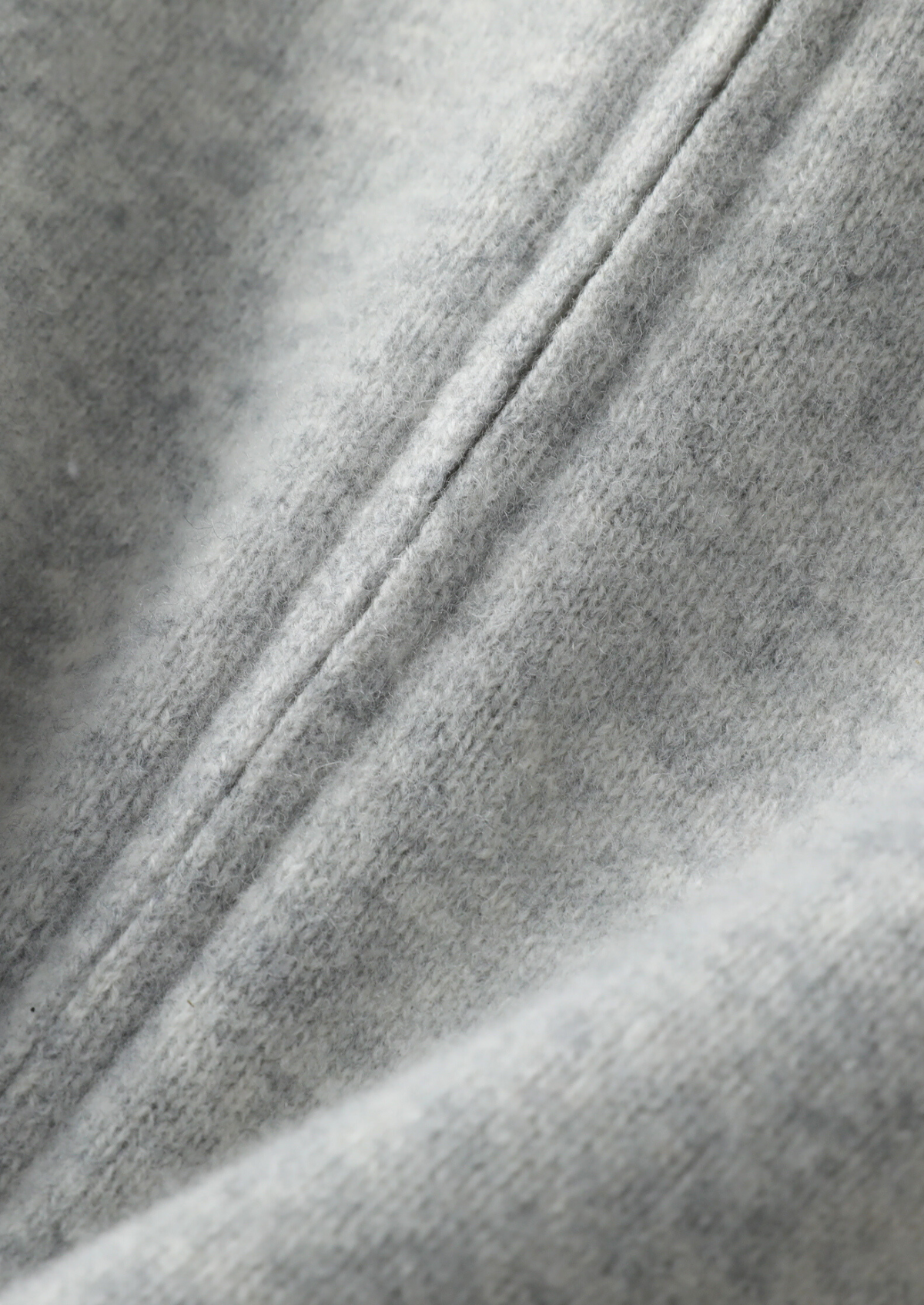 Survêtement en Laine Mérinos Gris Clair Théo