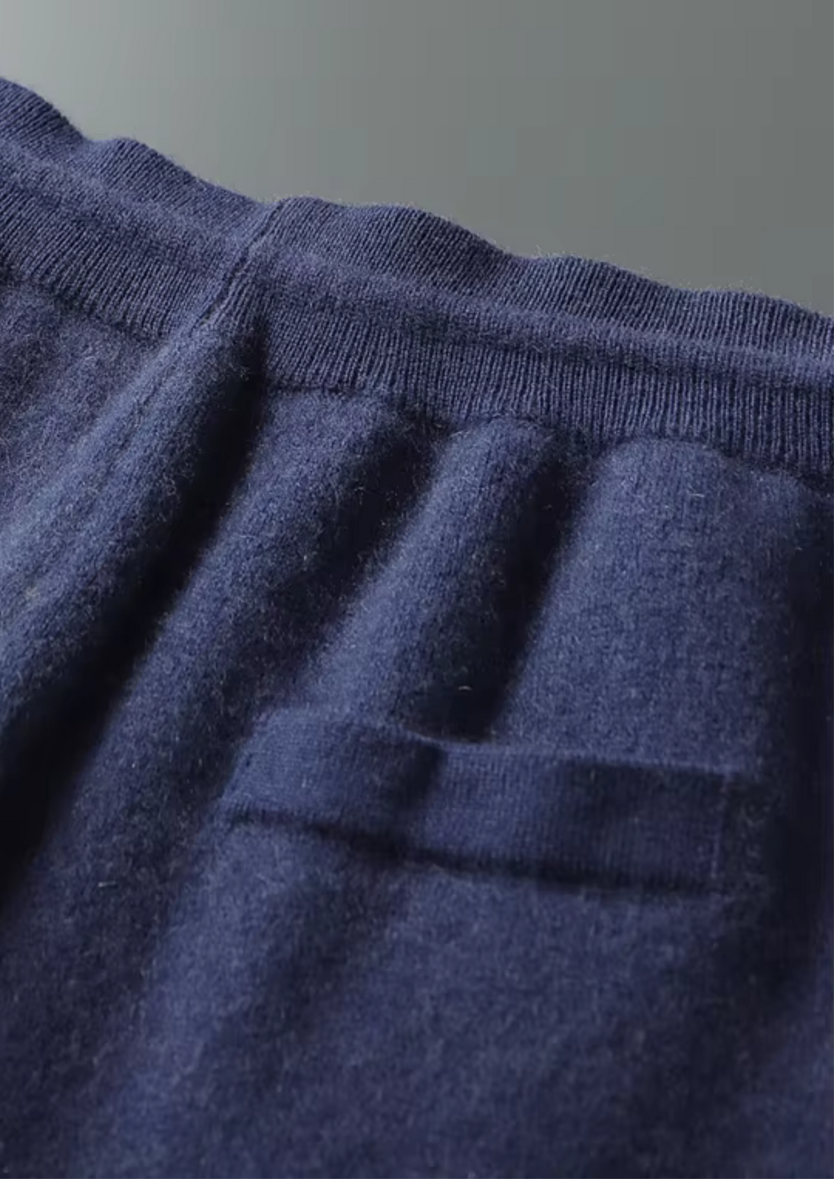 Survêtement en Cachemire Bleu Marine Milano