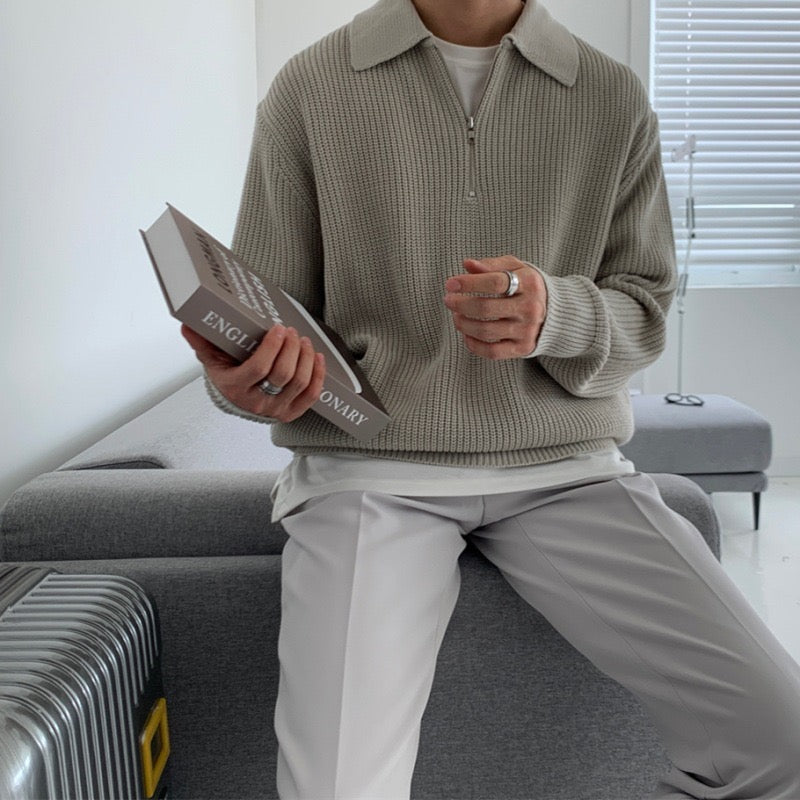 Pull Polo Demi-Zip