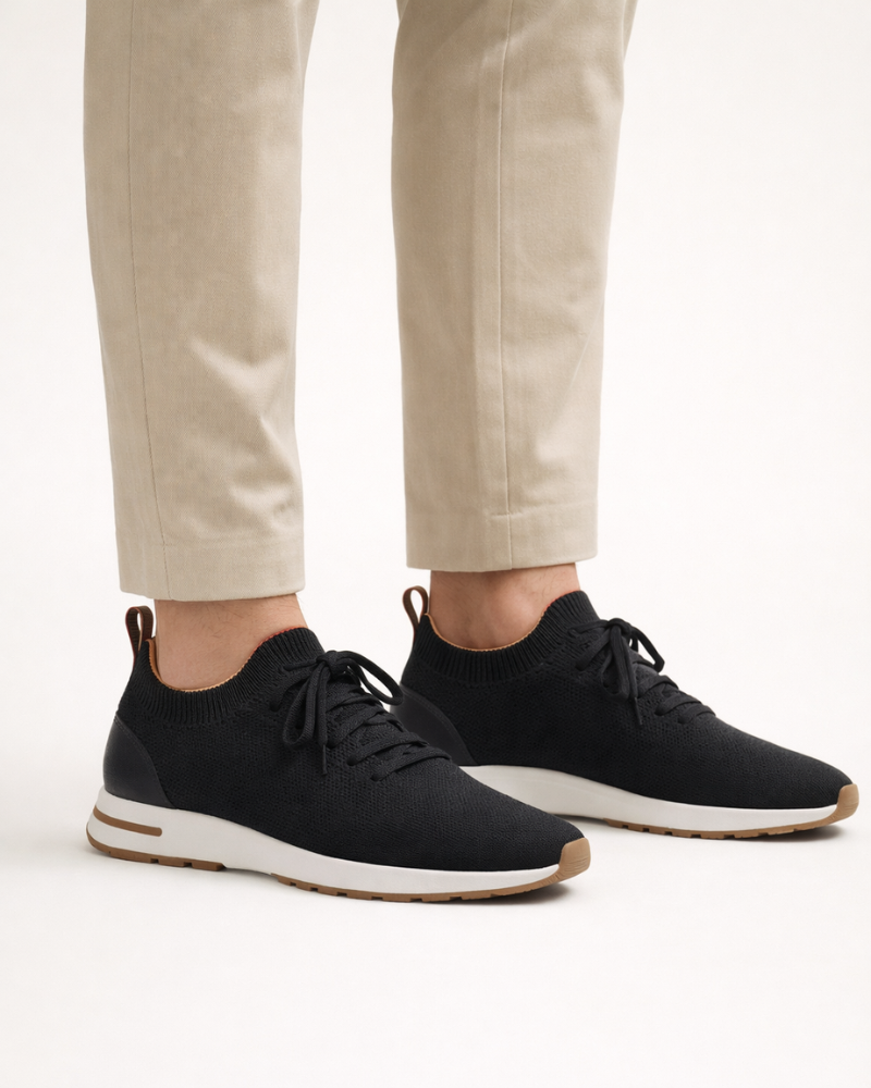 BASKET MESH SOLANA SANS LACETS - NOIR
