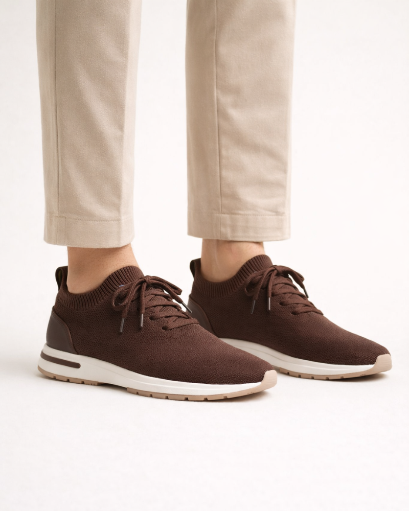 BASKET MESH SOLANA SANS LACETS - MOKA