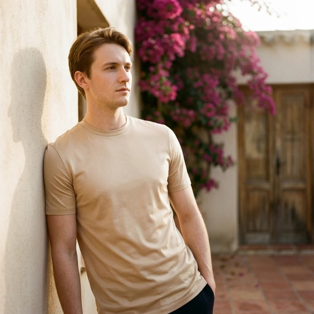 T-Shirt Éclat Doux Beige