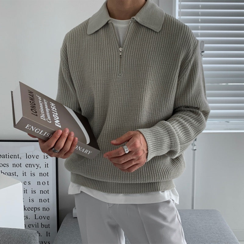 Pull Polo Demi-Zip