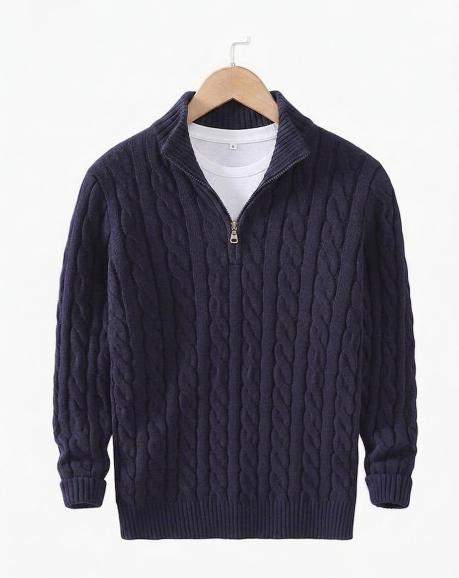 Pull Torsadé Zippé TAEBAEK