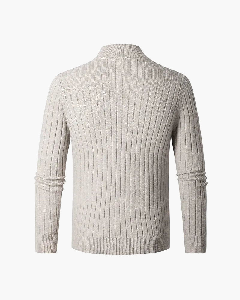 Pull Col Montant Demi-Zip