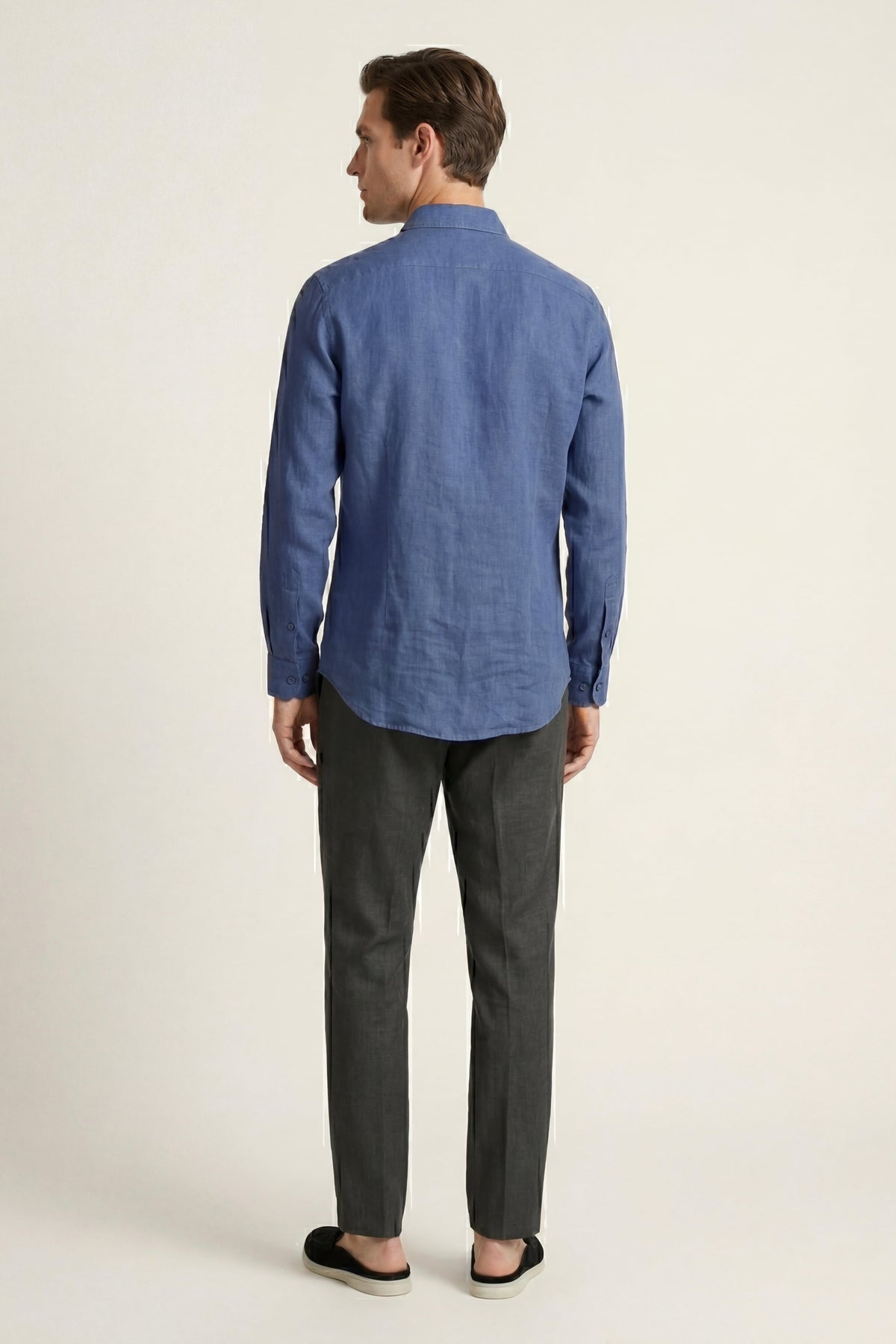 Ensemble Lin Pisa Manches Longues Bleu/Noir