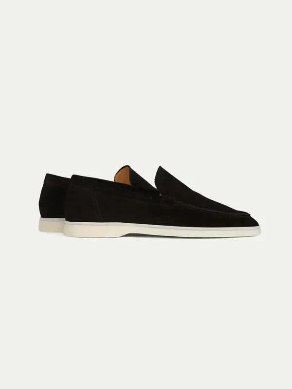 Mocassin Classique en Daim Noir
