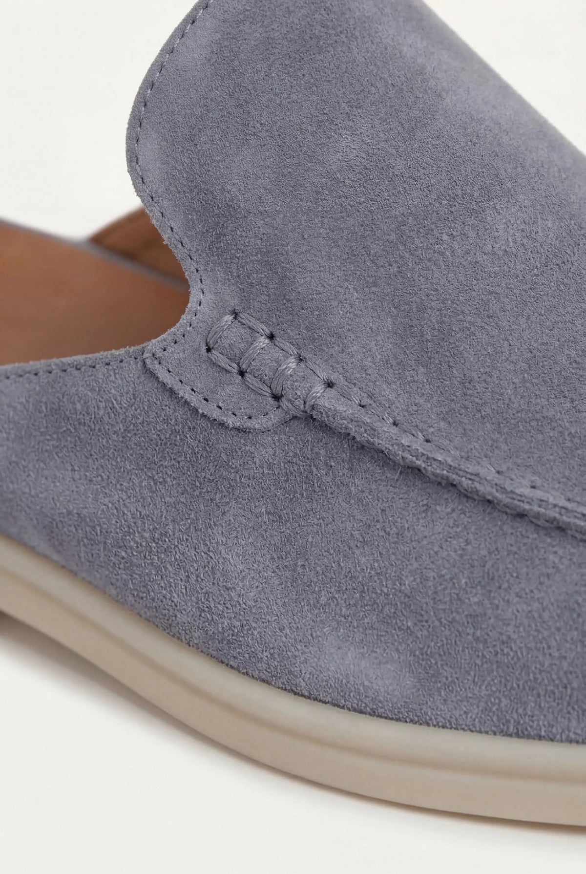 Mule en Daim Bleu bébé