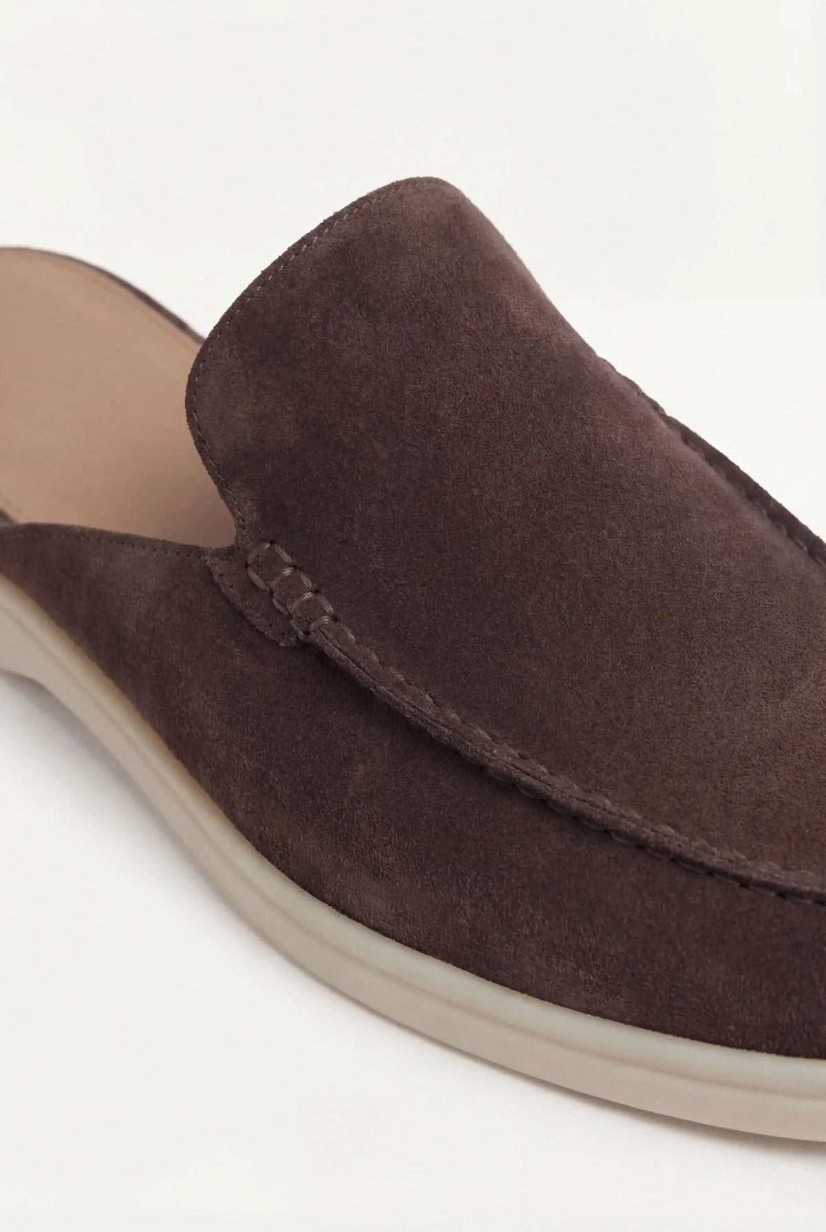 Mule en Daim Marron