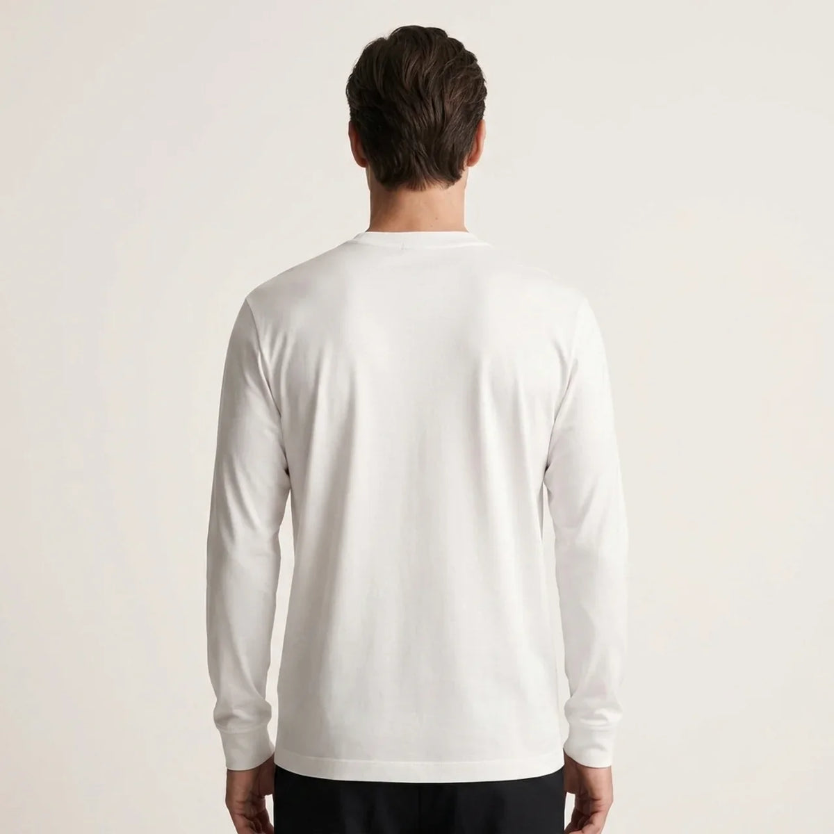 Longsleeve Éclat Ajusté Blanc