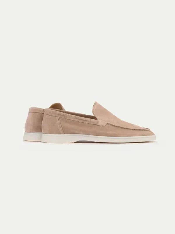 Mocassin Classique en Daim Beige