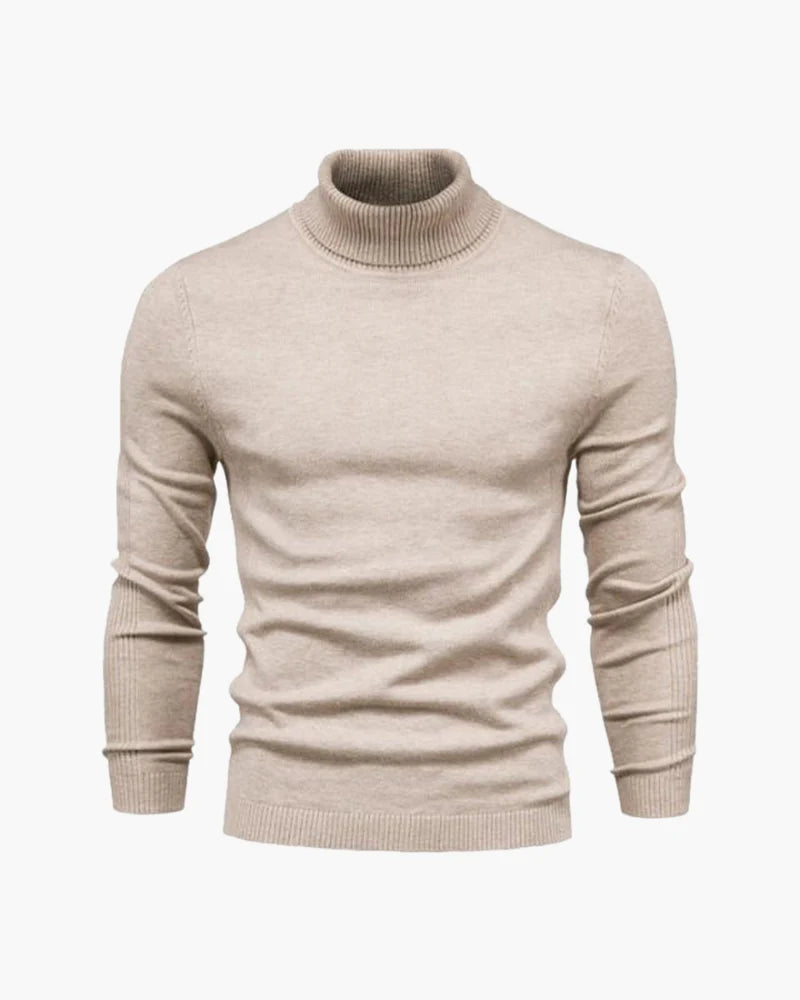 Pull Col Roulé en Laine Mérinos