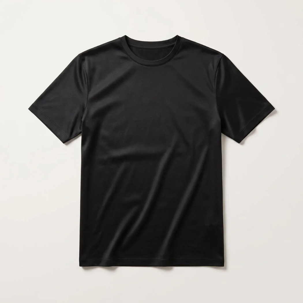T-Shirt Éclat Doux Noir