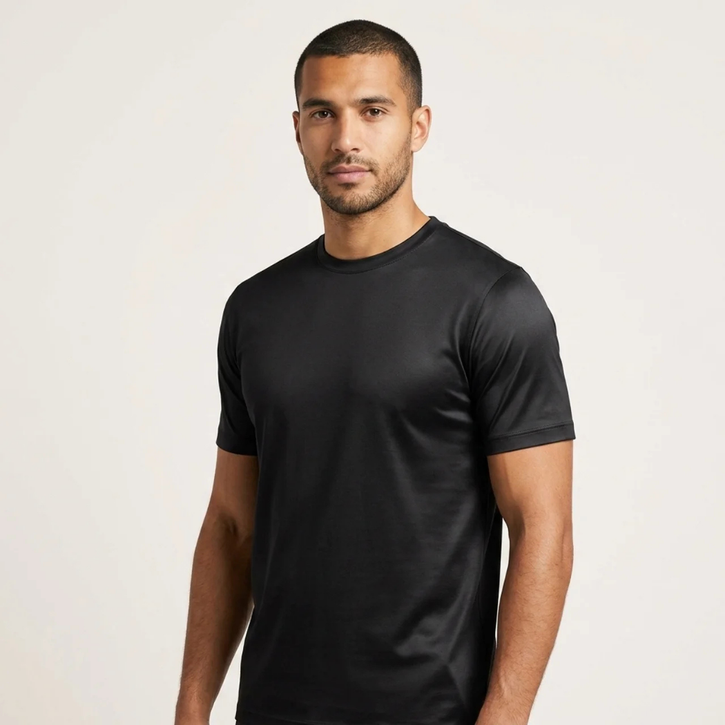 T-Shirt Éclat Doux Noir