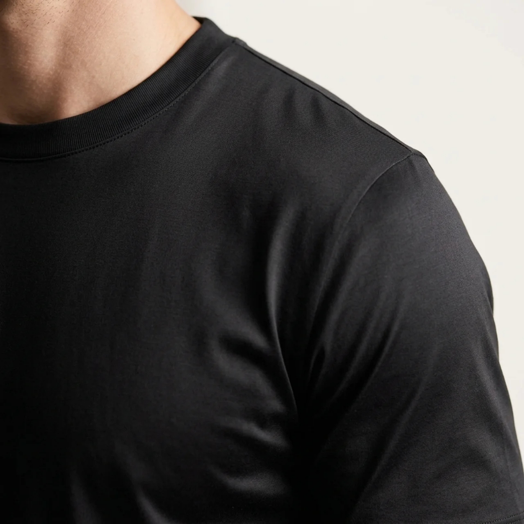 T-Shirt Éclat Doux Noir
