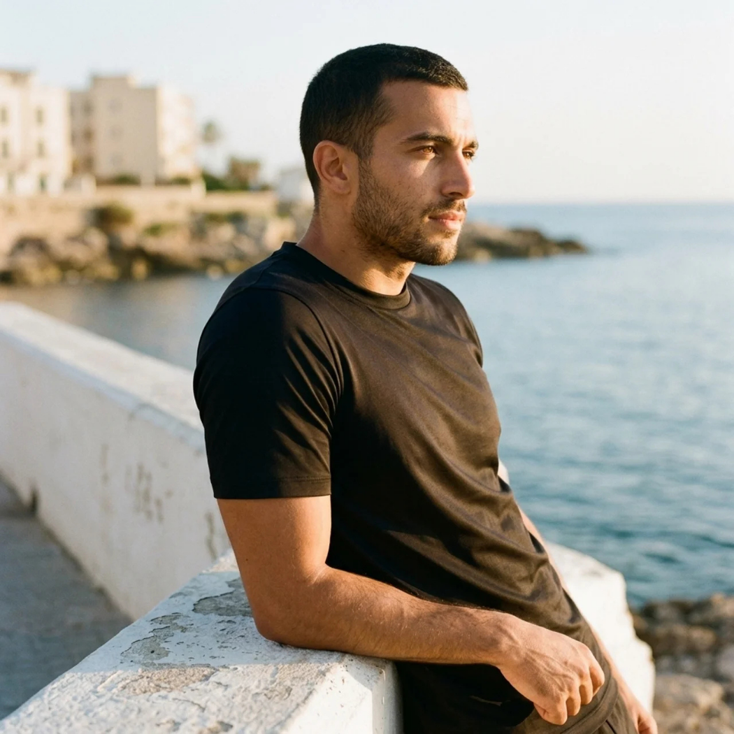T-Shirt Éclat Doux Noir