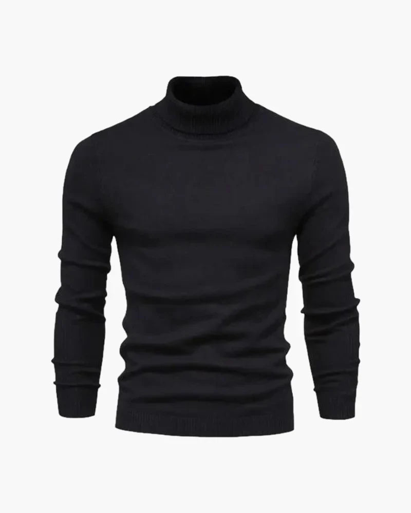 Pull Col Roulé en Laine Mérinos