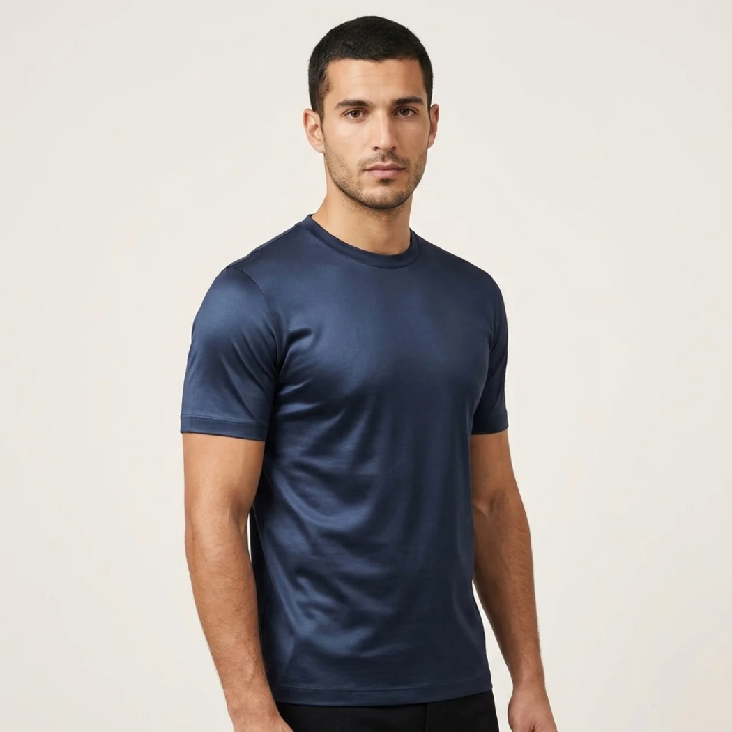 T-Shirt Éclat Doux Marine