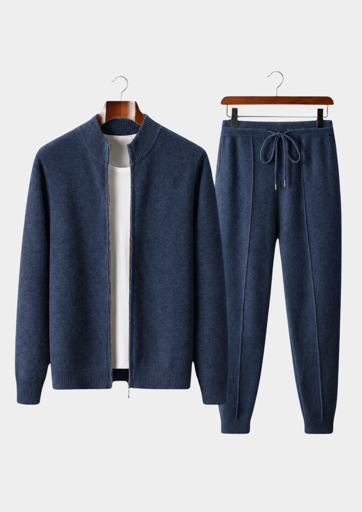 Survêtement en Laine Mérinos Bleu Marine Théo