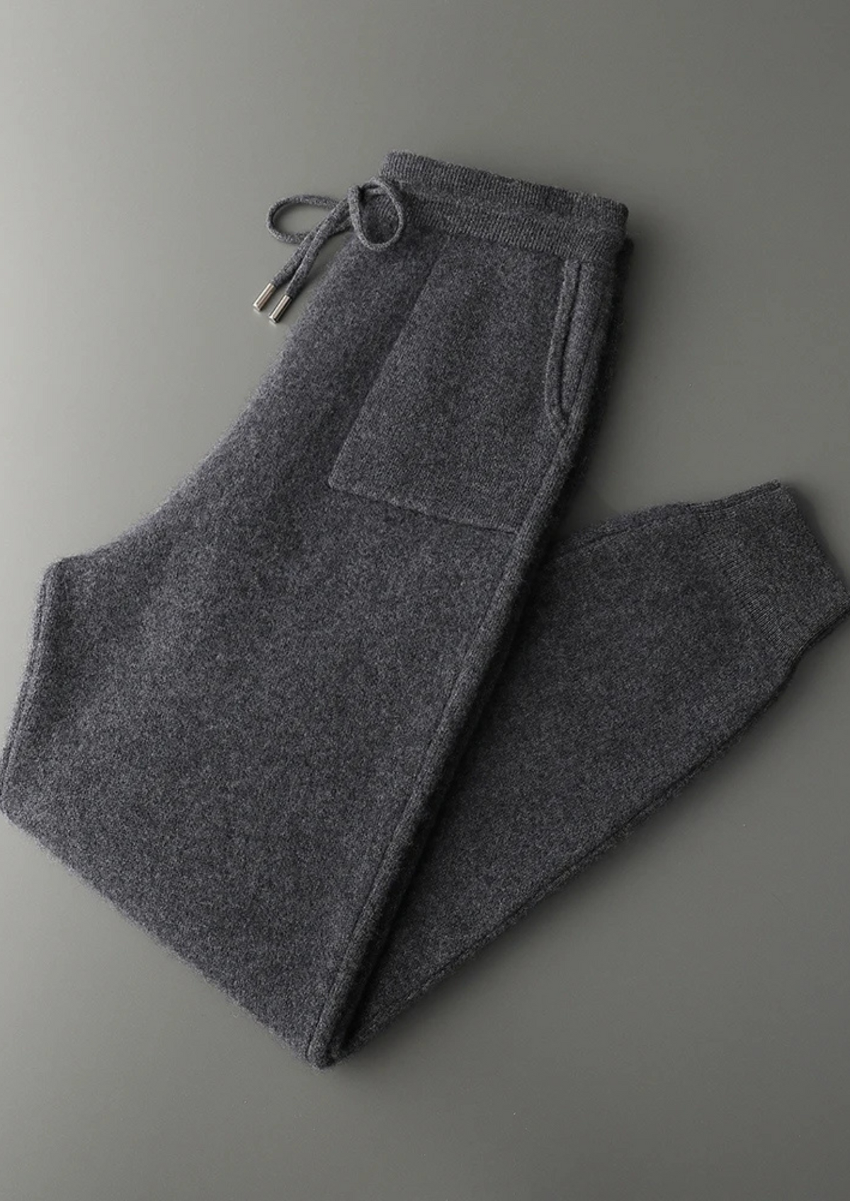 Survêtement en Cachemire Gris Foncé Alain