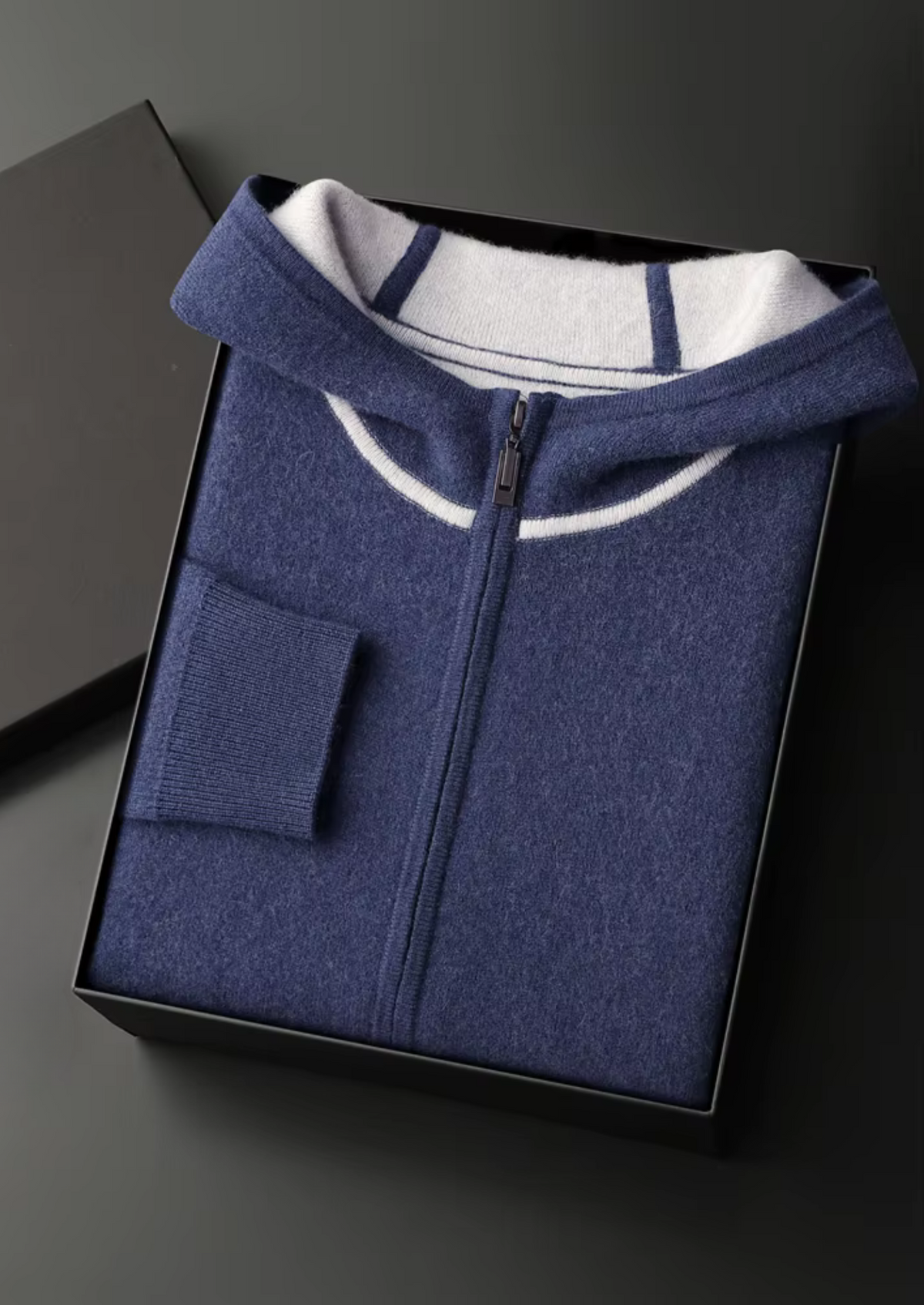 Survêtement en Cachemire Bleu Marine Milano