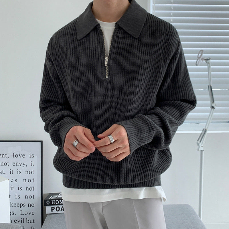 Pull Polo Demi-Zip