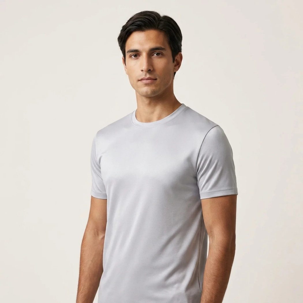 T-Shirt Éclat Intense Gris Clair