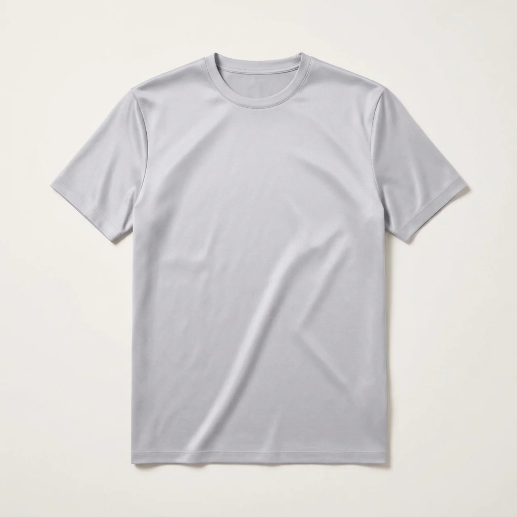 T-Shirt Éclat Doux Gris Clair