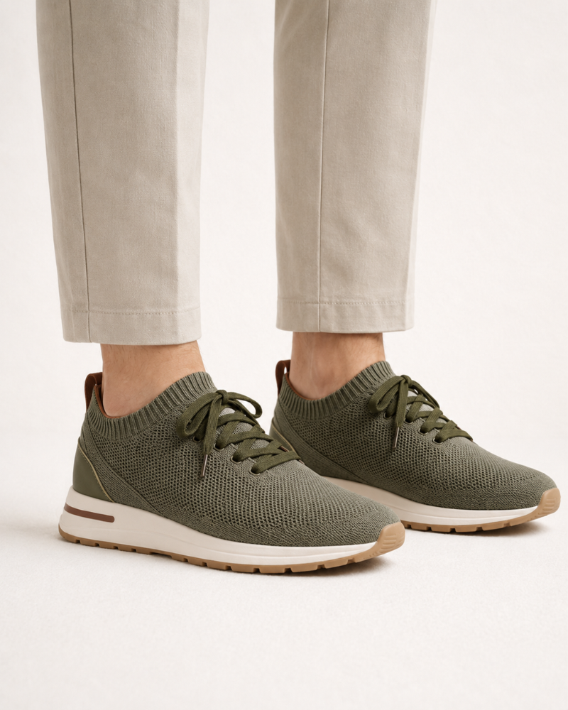 BASKET MESH SOLANA SANS LACETS - VERT