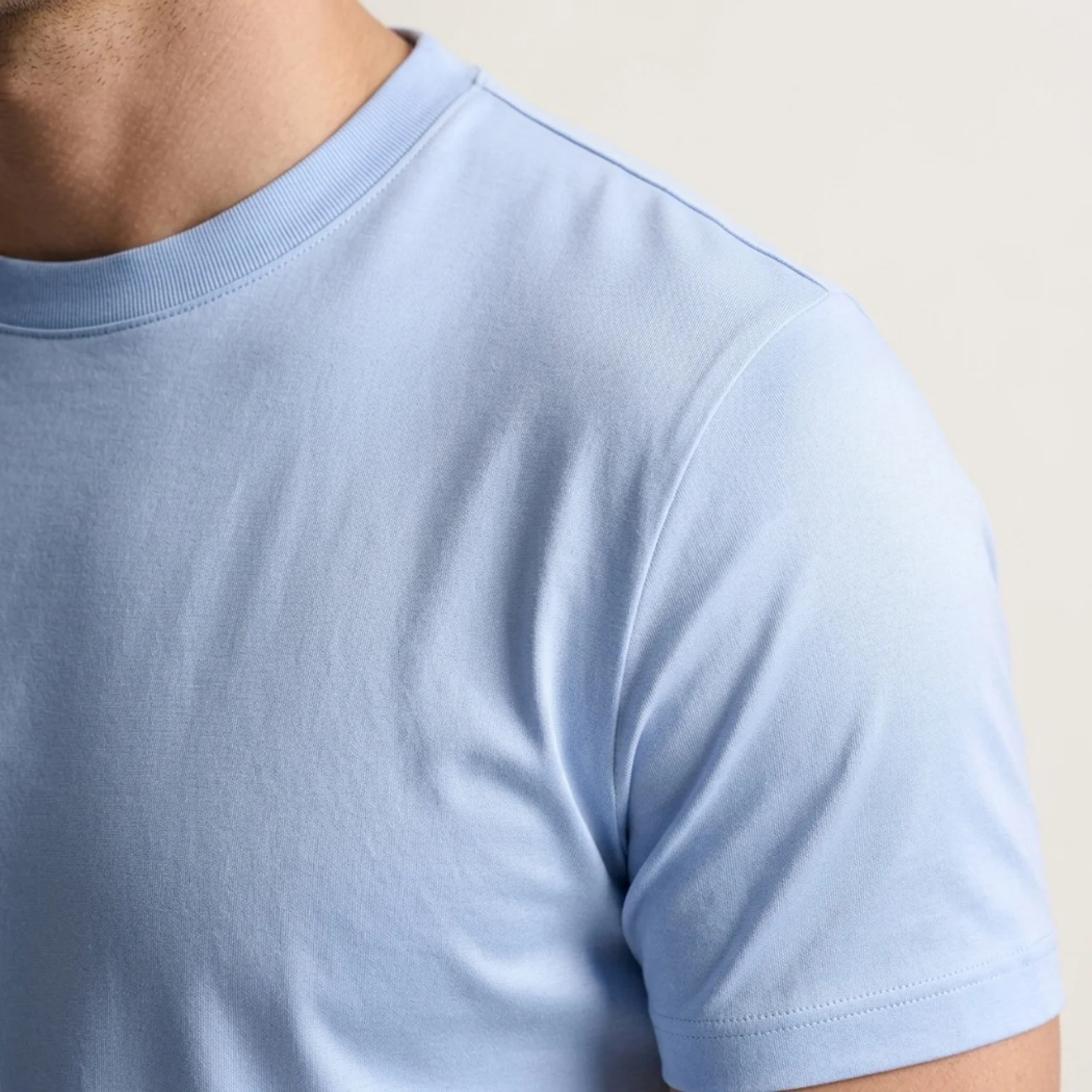 T-Shirt Éclat Doux Bleu Ciel