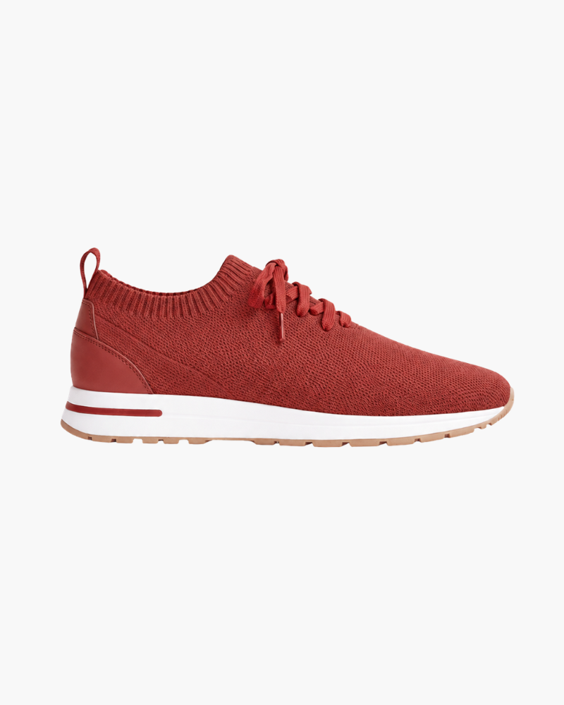 BASKET MESH SOLANA SANS LACETS - ROUGE