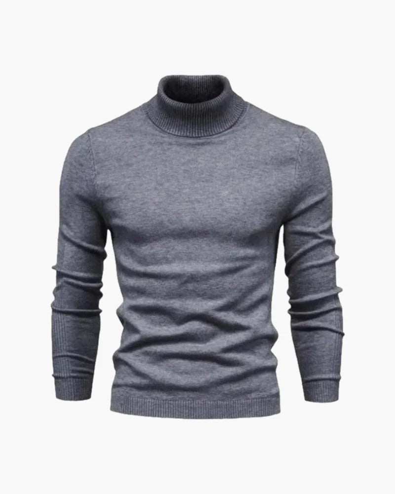 Pull Col Roulé en Laine Mérinos