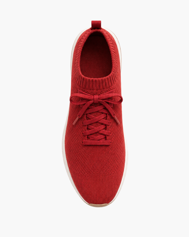 BASKET MESH SOLANA SANS LACETS - ROUGE