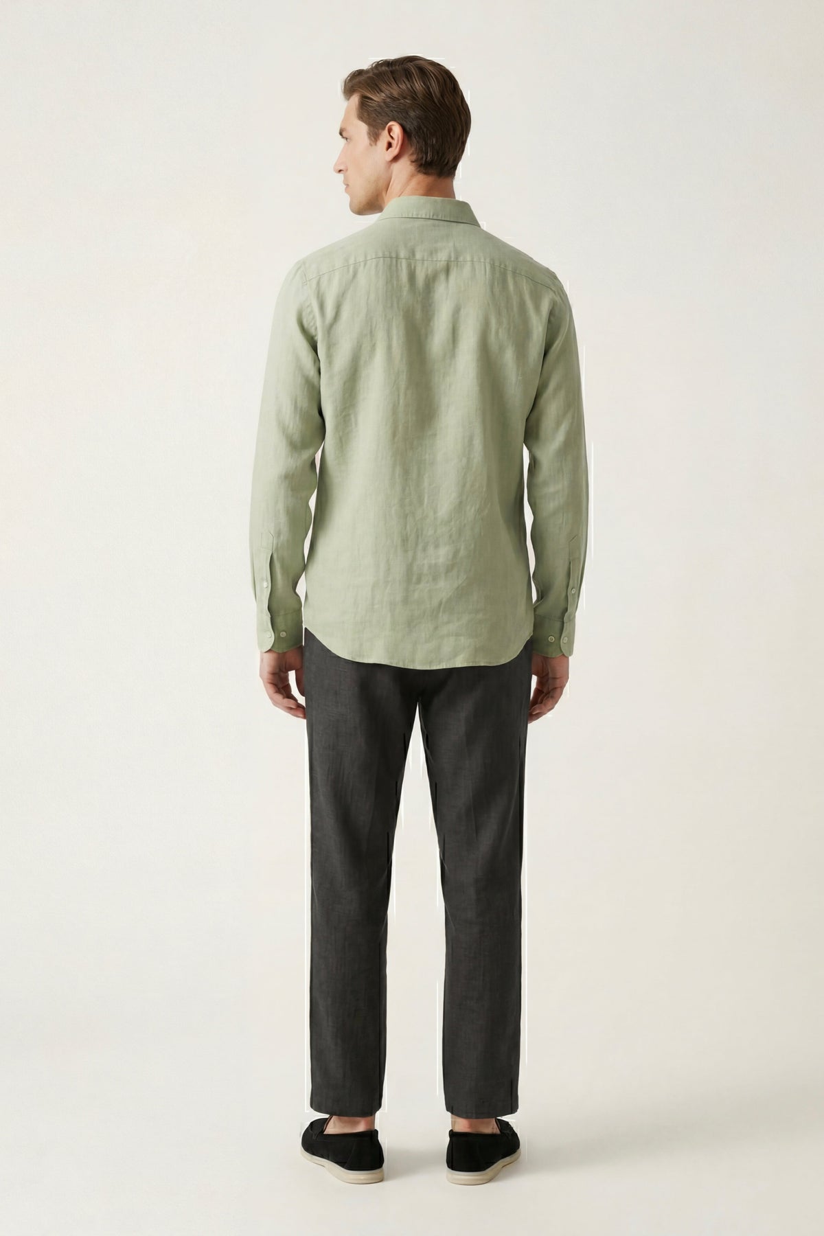 Ensemble Lin Pisa Manches Longues Vert Menthe/Noir