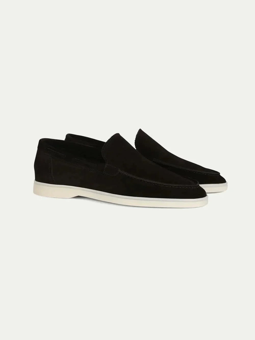 Mocassin Classique en Daim Noir