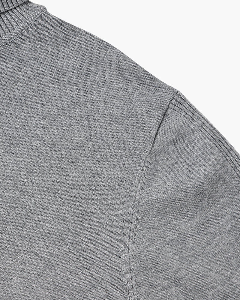 Pull Col Roulé en Laine Mérinos
