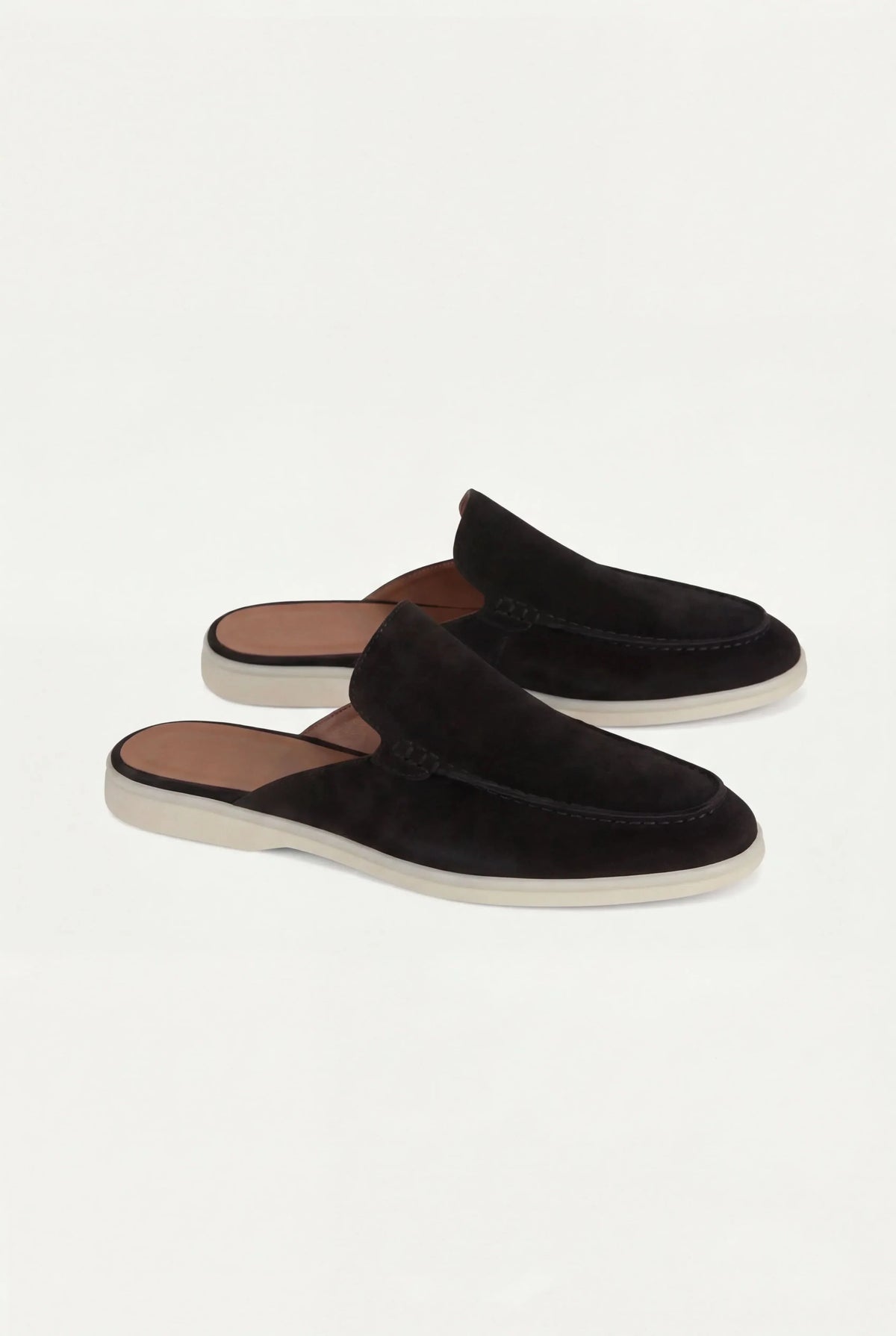 Mule en Daim Noir