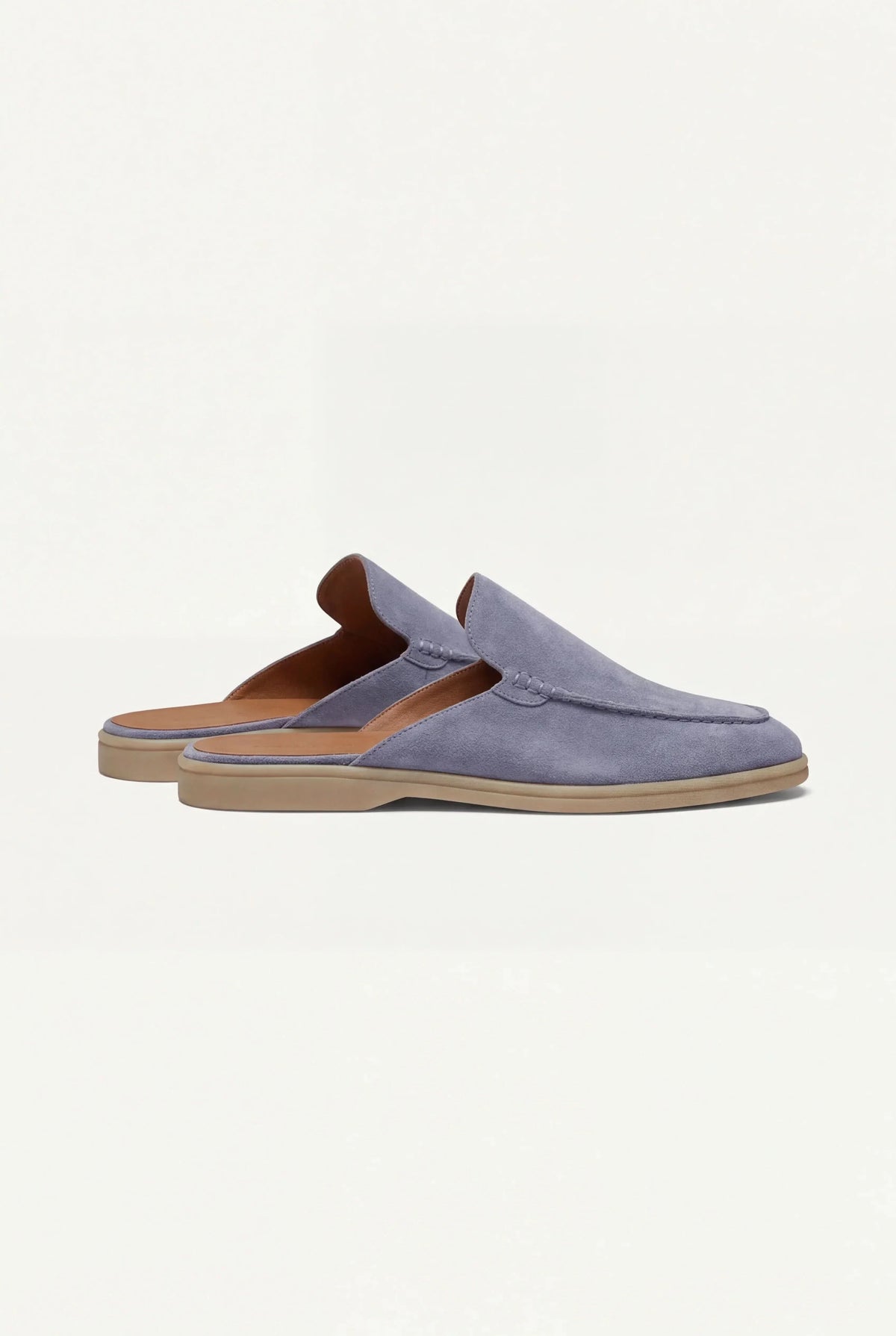 Mule en Daim Bleu bébé