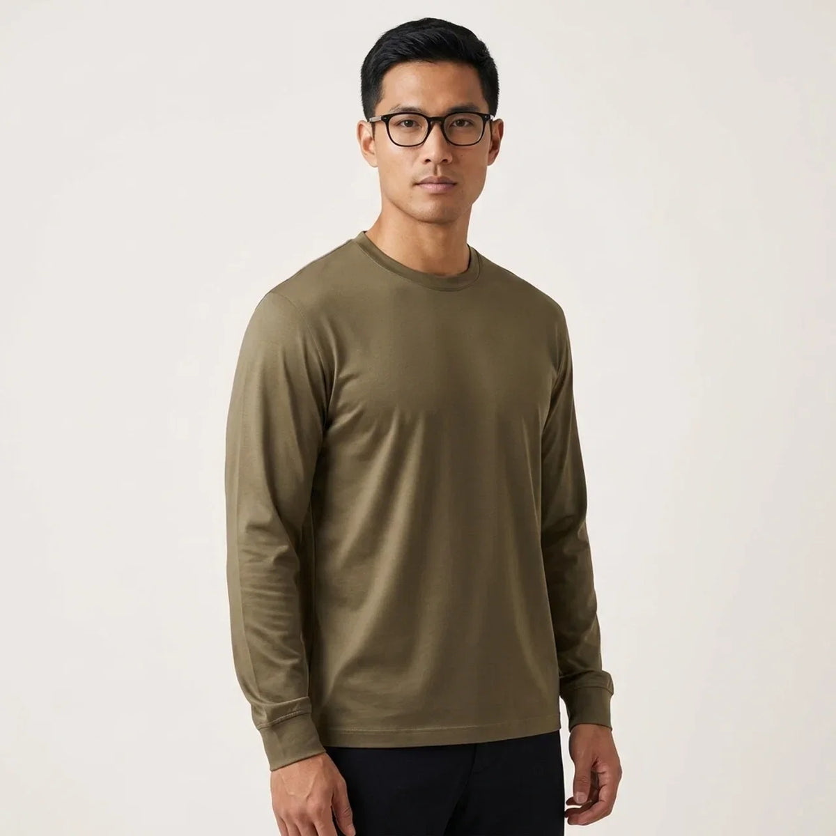 Longsleeve Éclat Doux Olive