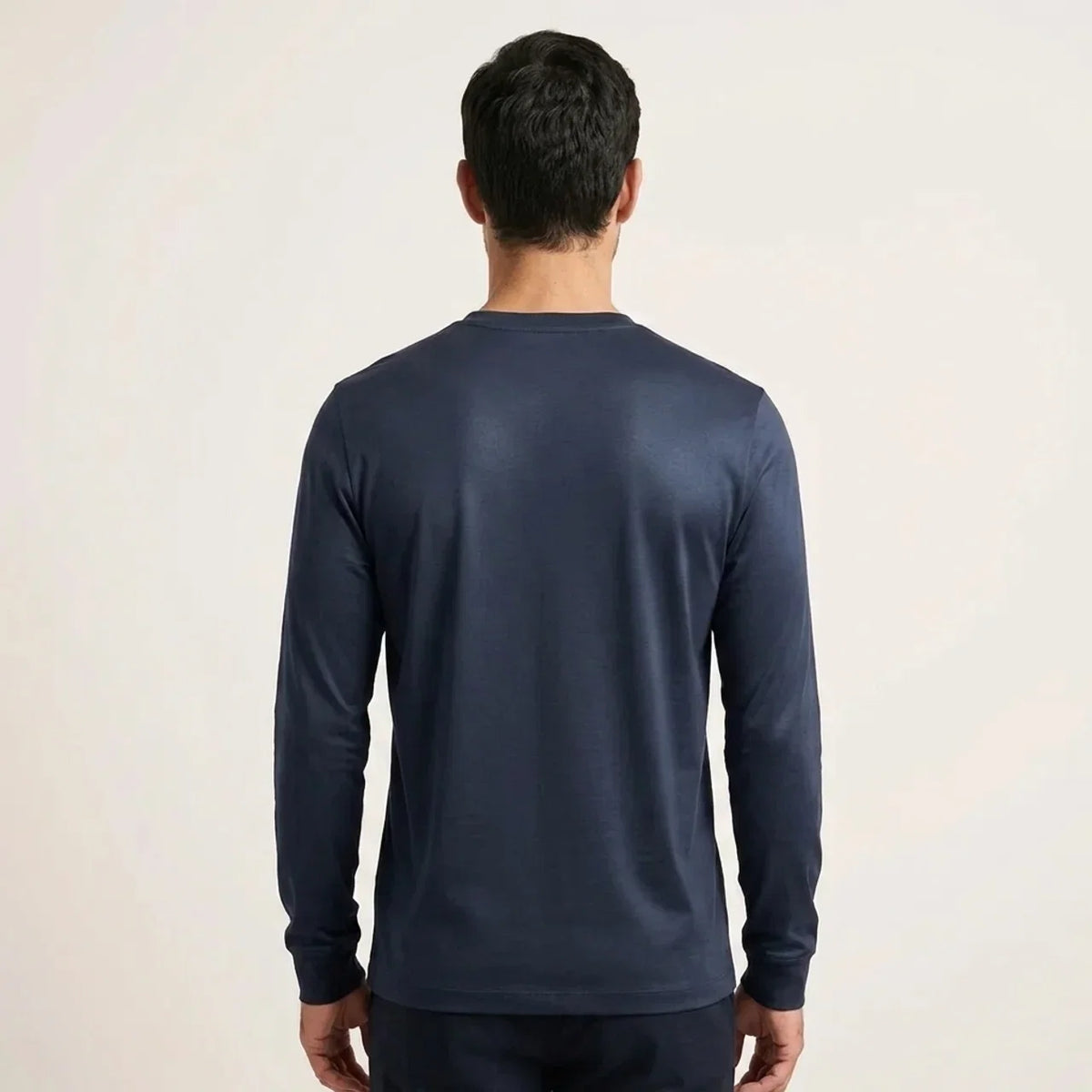 Longsleeve Éclat Ajusté Marine