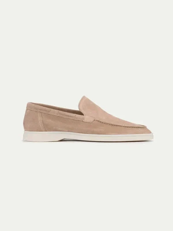 Mocassin Classique en Daim Beige